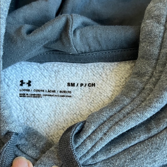 Under Armour Hoodies in Burgundy, Gray, and Olive EUC Men’s Small - Picture 7 of 13